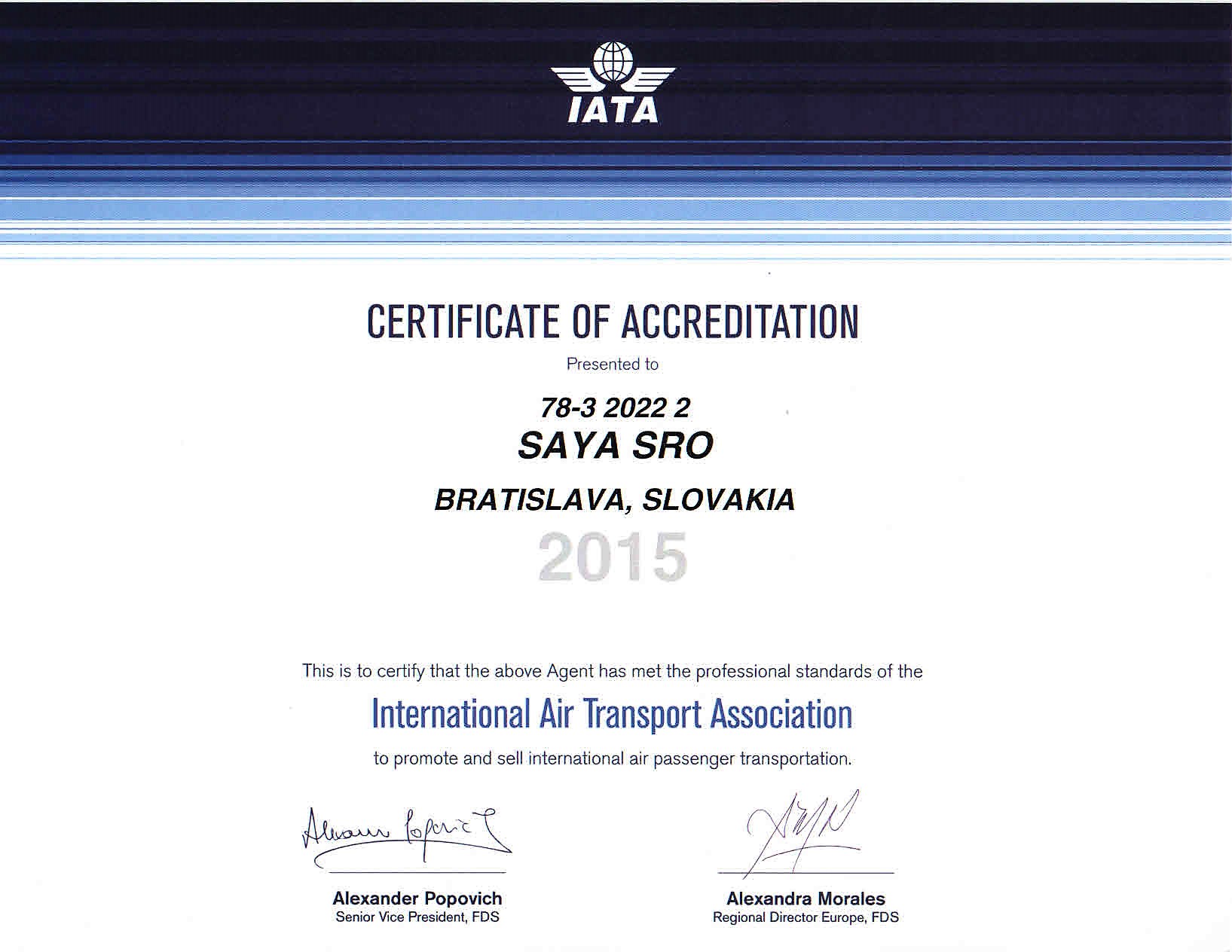 IATA 2015
